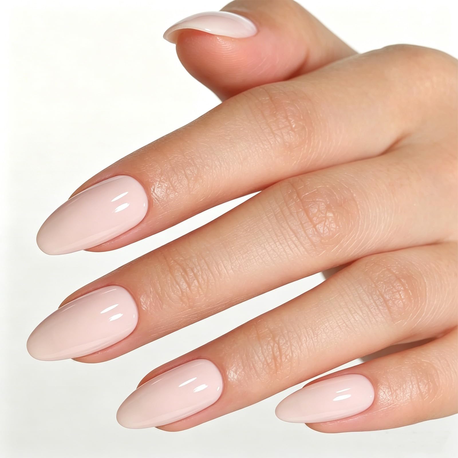Quick Dry Nail Polish, Nude Pink Chip Resistant Manicure, Non-Toxic, Vegan, Cruelty Free, 12ml, Fast Drying in 60 Seconds (Sheer Pale Pink)