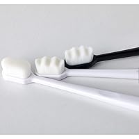 Vista 13 de Cepillo de dientes extra suave para encías y dientes sensibles. Micro Nano cepillos de dientes con 20,000 cerdas de carbón de bambú ultrasuaves.