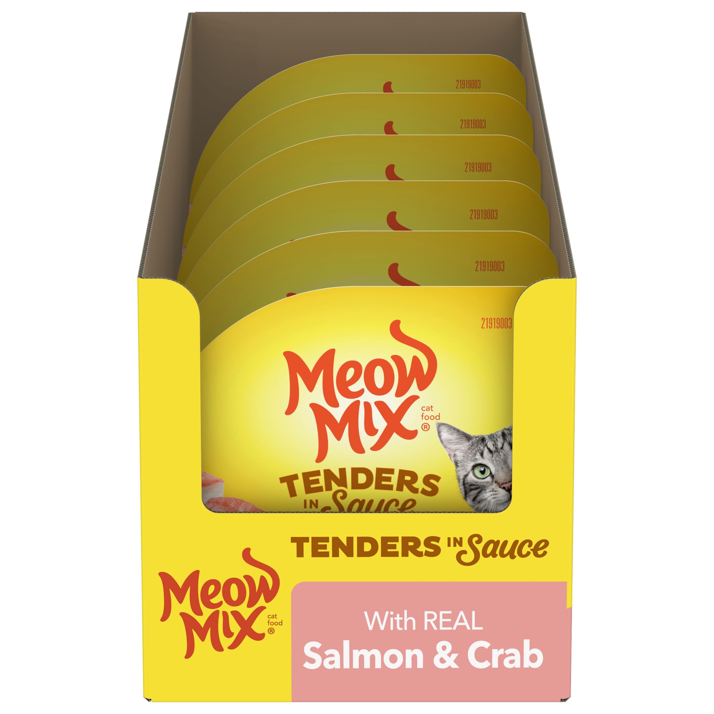Amazon.com: Meow Mix Tenders in Sauce, Wet Food with Real Salmon