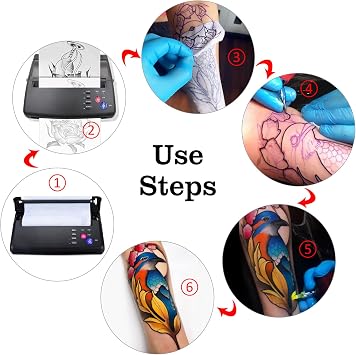 Autdor Transfer Stencil Machine, Monochrome Printer with Thermal Technology, Portable Printer for 30Pcs Transfer Paper, Letter Size, 30 Sheets Included, for PC, USB Interface, New
