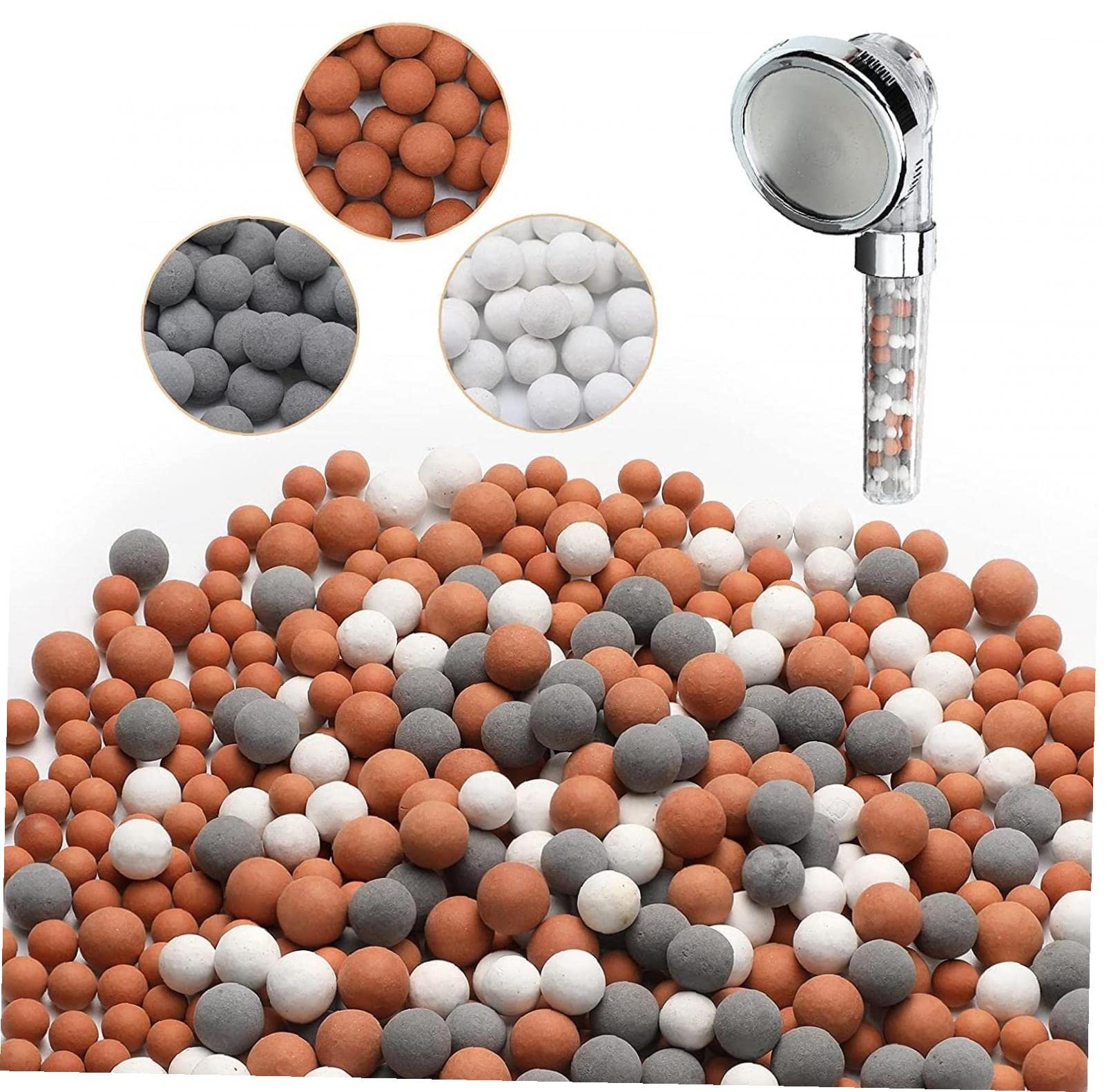 Amazon | ミネラルボールネガティブイオンシャワーフィルターイオン