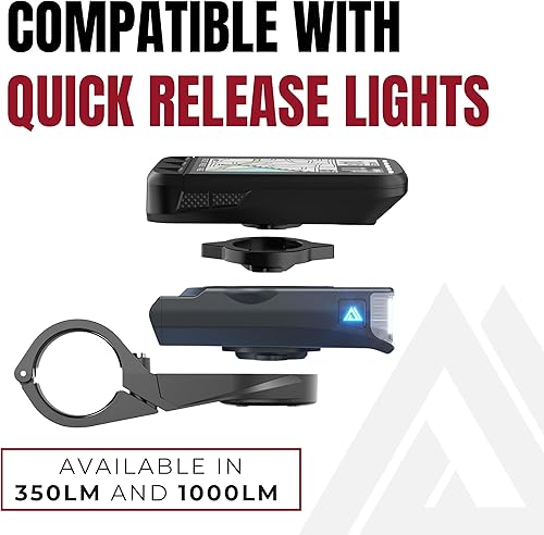 Miniatura 5 de KOM Cycling Wahoo Elemnt & Elemnt - Soporte de manillar delantero atornillado de soporte de bicicleta diseñado para Wahoo Elemnt & Elemnt Bolt &