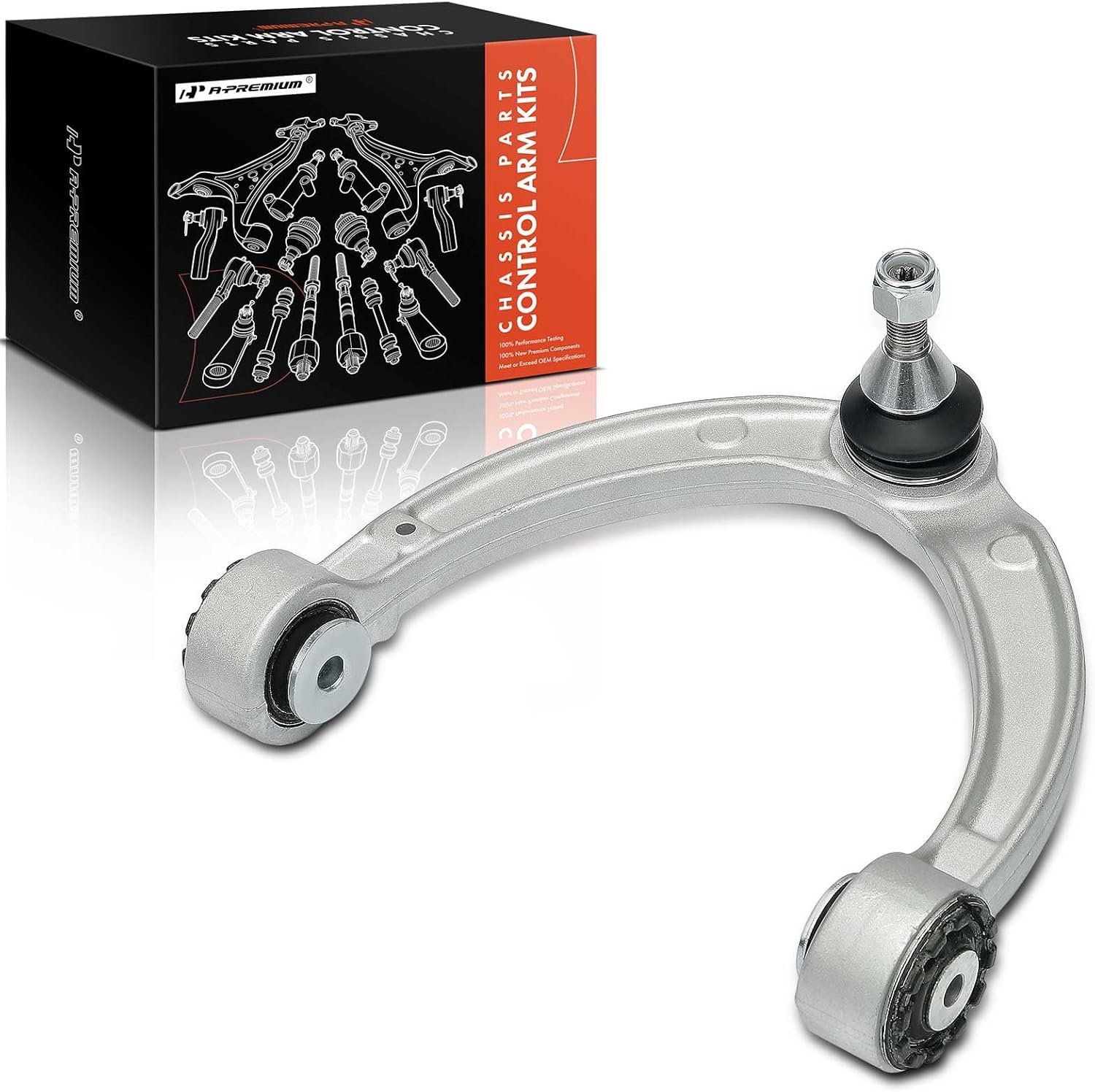 A-Premium Front Left Upper Control Arm, with Ball Joint & Bushing, Compatible with Mercedes-Benz GL350 GL450 GL550 & ML250 ML350 ML400 ML550 & AMG-GL63/ML63