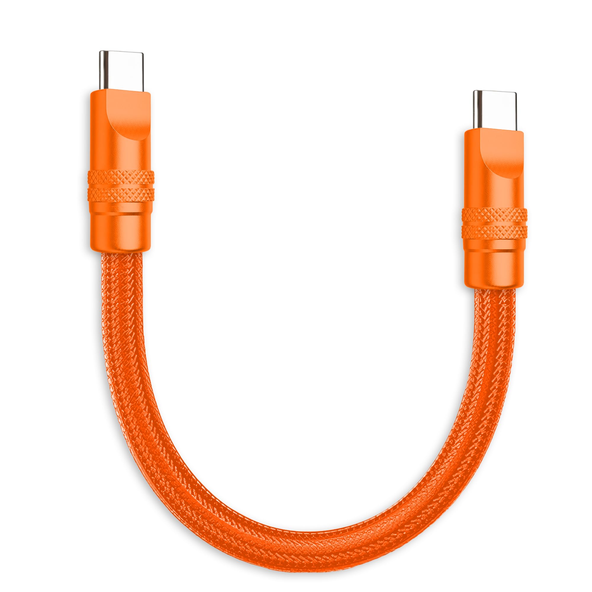 chubbycable Cute Chubby 240W Short USB C Cable Durable Extra Thick Fast Charging Cable Nylon Braided Charger Cord Compatible with iPhone 17-15 Series