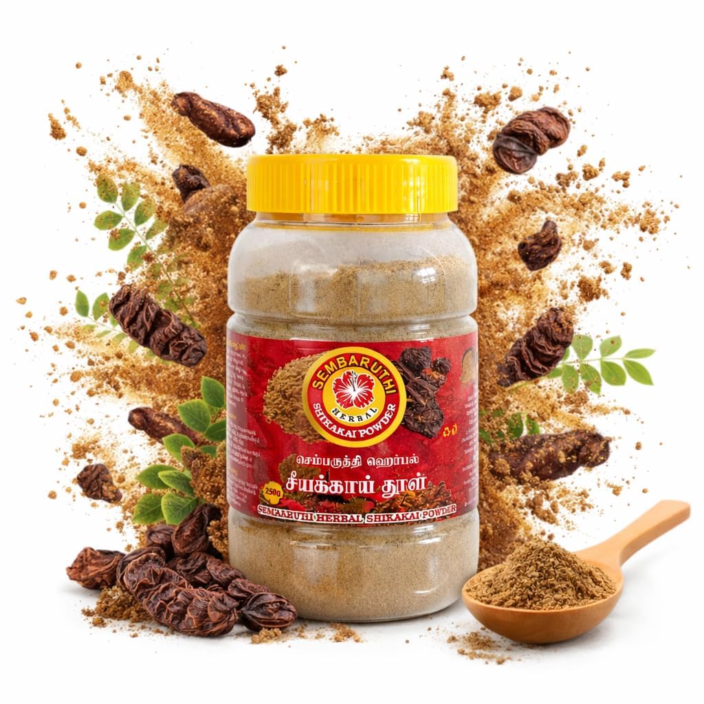Sembaruthi Herbal Shikakai Powder – Natural Hair Cleanser for Hair Growth, Anti Dandruff & Strong Roots | Traditional Herbal Shampoo Powder (100 gm)-image-34