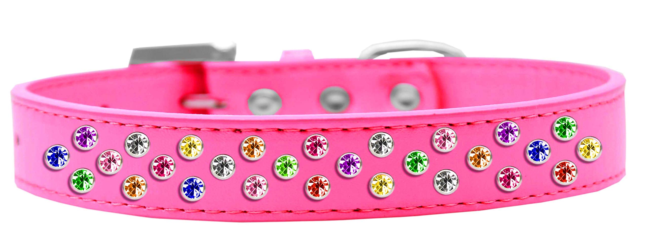 Collier chien rose foncé réglable 23-30 cm anti irritation