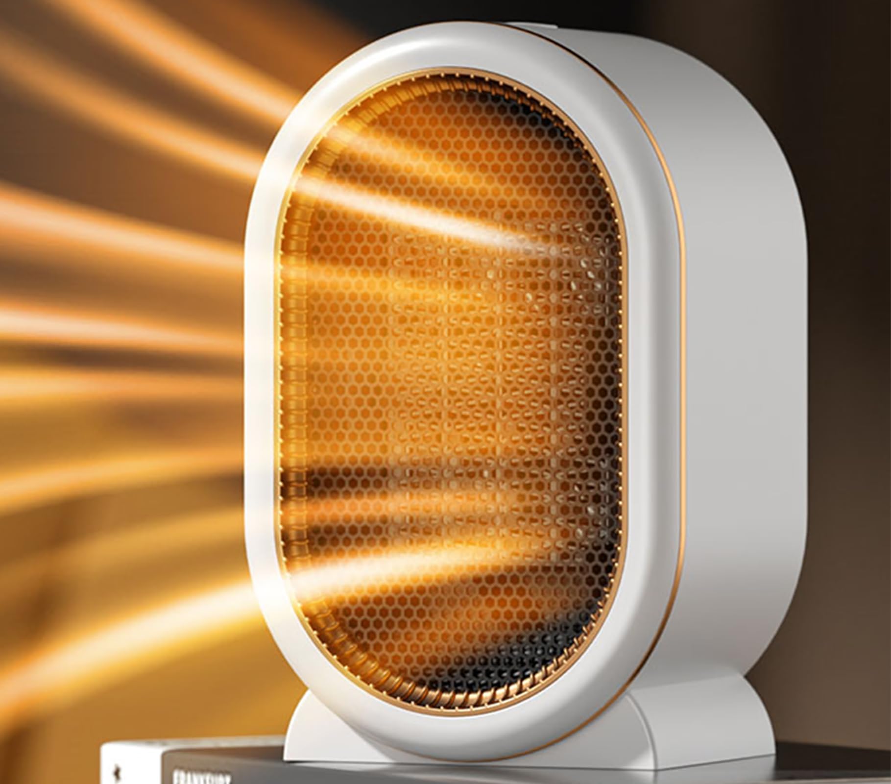 Space Heater Portable Heater for office 1200W PTC Ceramic High Output heater Fan for Bedroom Home Office Desk