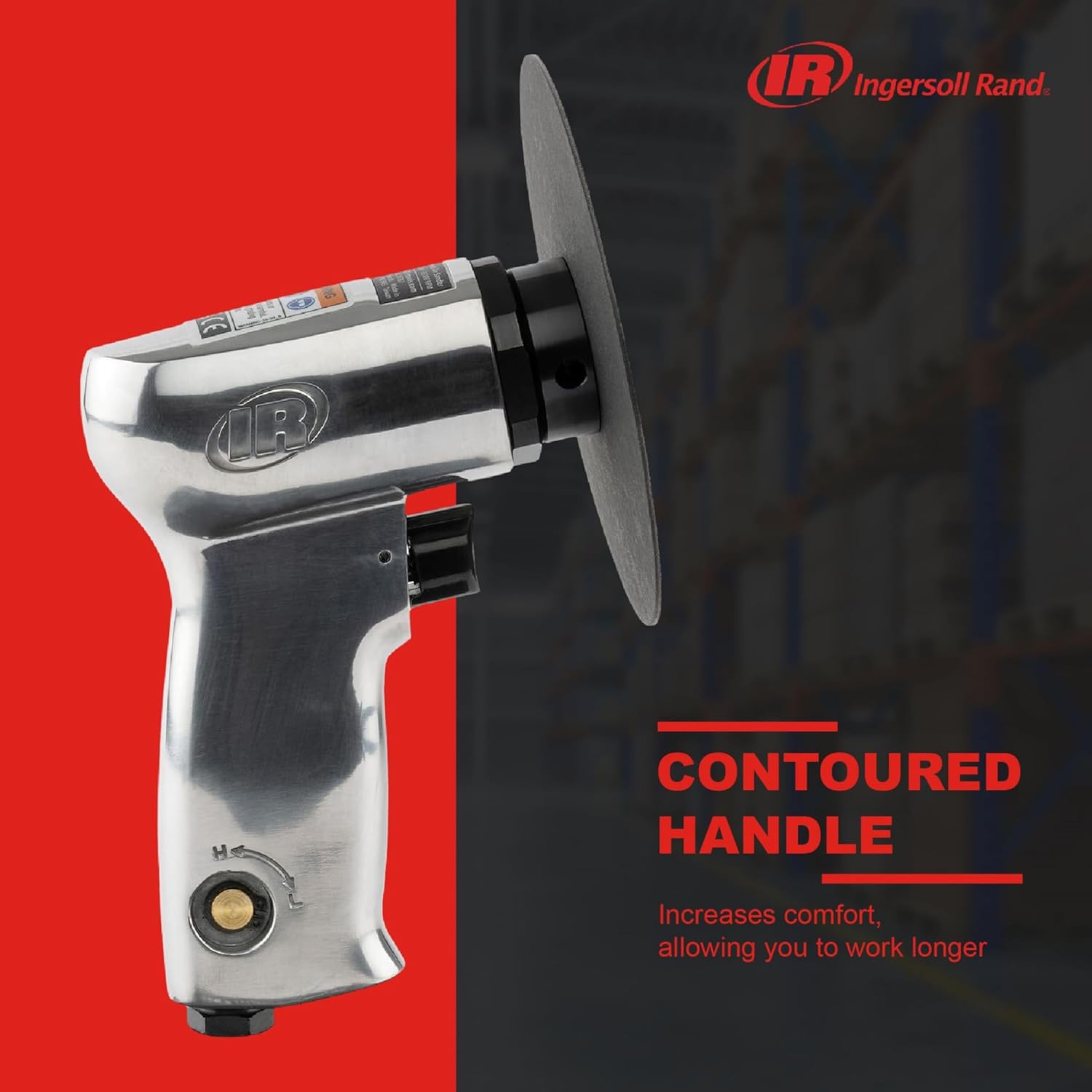 Ingersoll Rand 317-B - 3" and 5" Sander, Fiber Pad, 18000 RPM, 0.45 HP