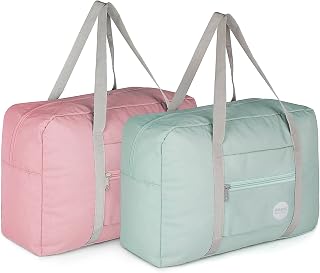 For Spirit Airlines Personal Item Bag 18x14x8 Travel Duffel Bag Underseat Foldable Carry-on Luggage for Women