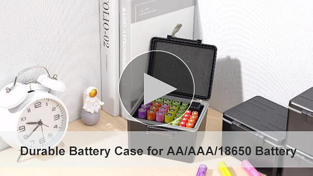 Amazon.com: JJC AA AAA Battery Case Holder for 20 Double A Battery