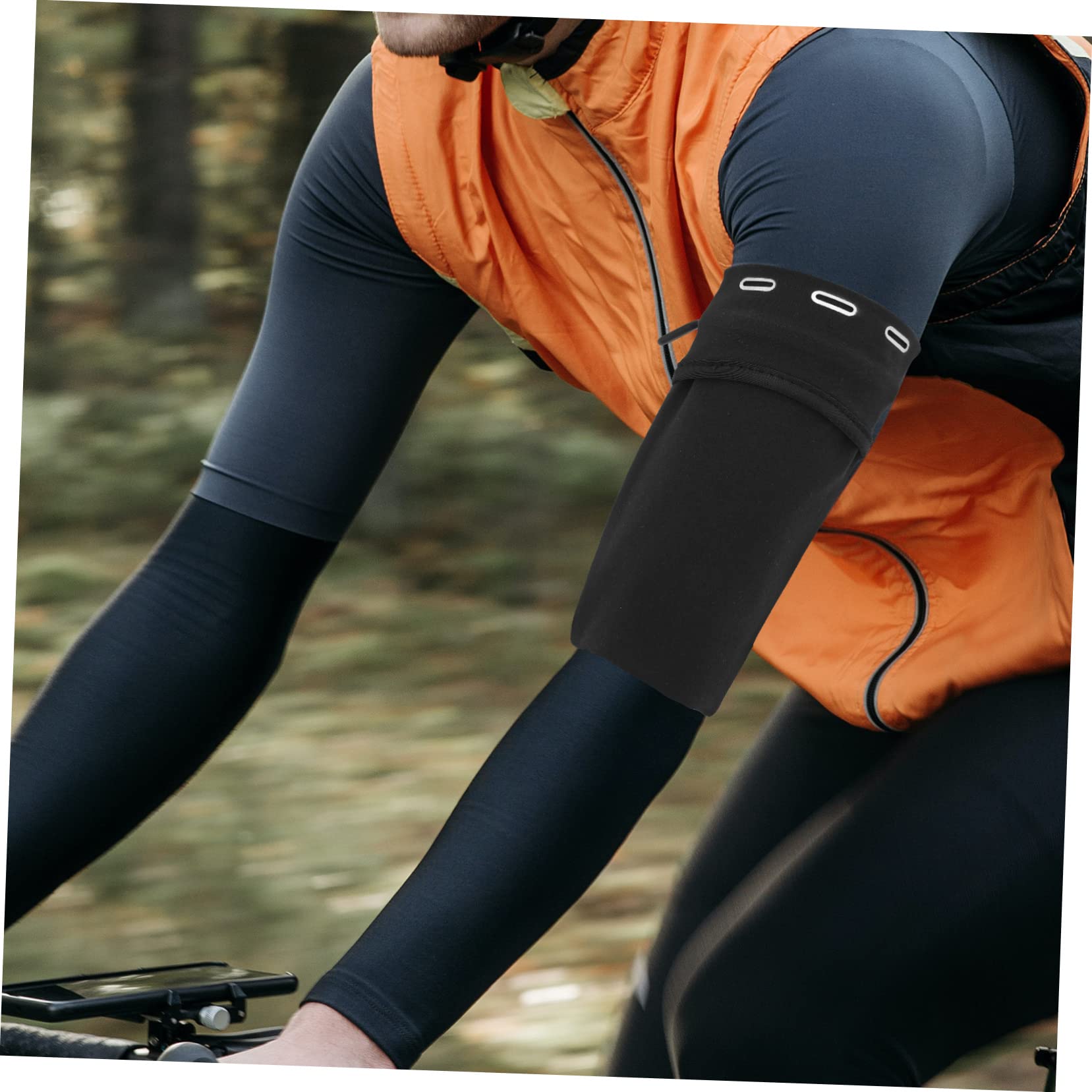 INOOMP 5 Pezzi Borsa Universale Per Cellulare Da Uomo Borsa Sportiva Da Braccio Con Cerniera Custodia Per Telefono Da Corsa Materiale Confortevole Per Il Fitness