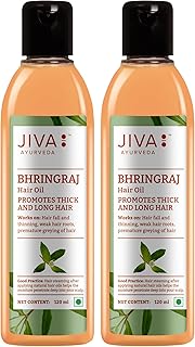 Jiva Bhringaraj Oil - 120ml (Pack of 2) | 100% Pure & Natural | Promotes Healthy Hair & Growth-picture-17