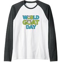 World Goat Day Funny Goat Lover Raglan Baseball Tee