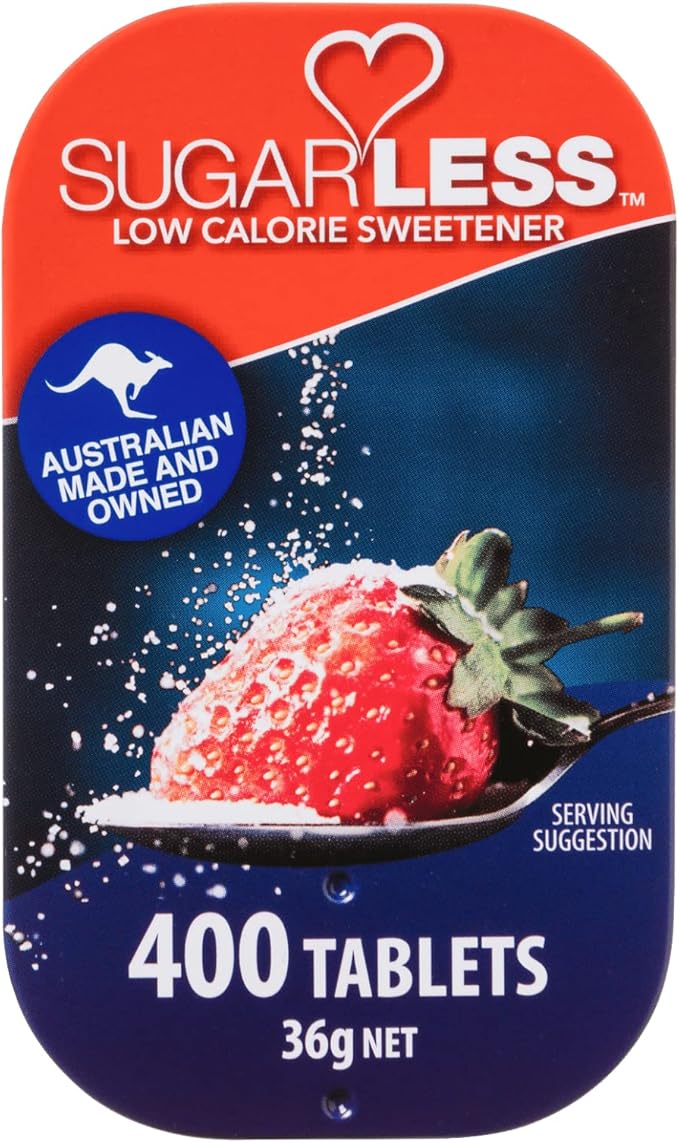 Sugarless Low Calorie Sweetener 400 Tablets Health