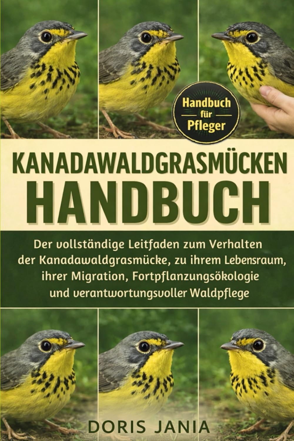 KANADAWALDGRASMÜCKEN-HANDBUCH: Der vollständige Leitfaden zum Verhalten der Kanadawaldgrasmücke, zu ihrem Lebensraum, ihrer Migration, Fortpflanzungsökologie und verantwortungsvoller Waldpflege