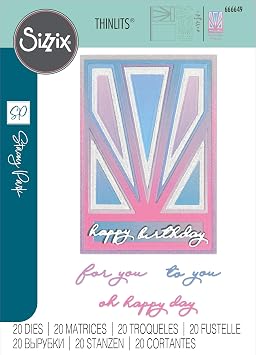 Sizzix Thinlits Die Set - Cosmopolitan, Refined Rays by Stacey Park