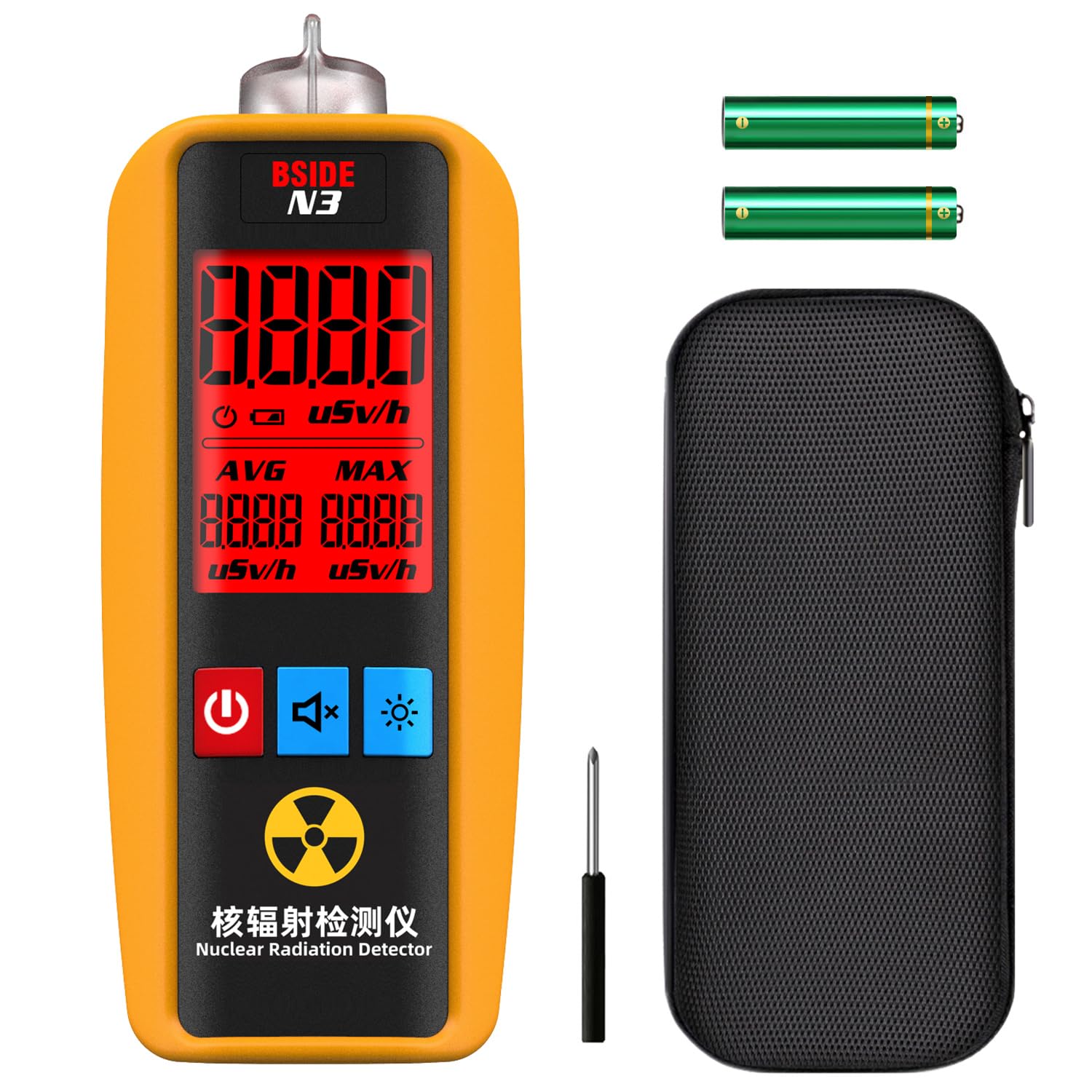 BSIDE Geiger Counter Nuclear Radiation Detector Personal EMF Radiation