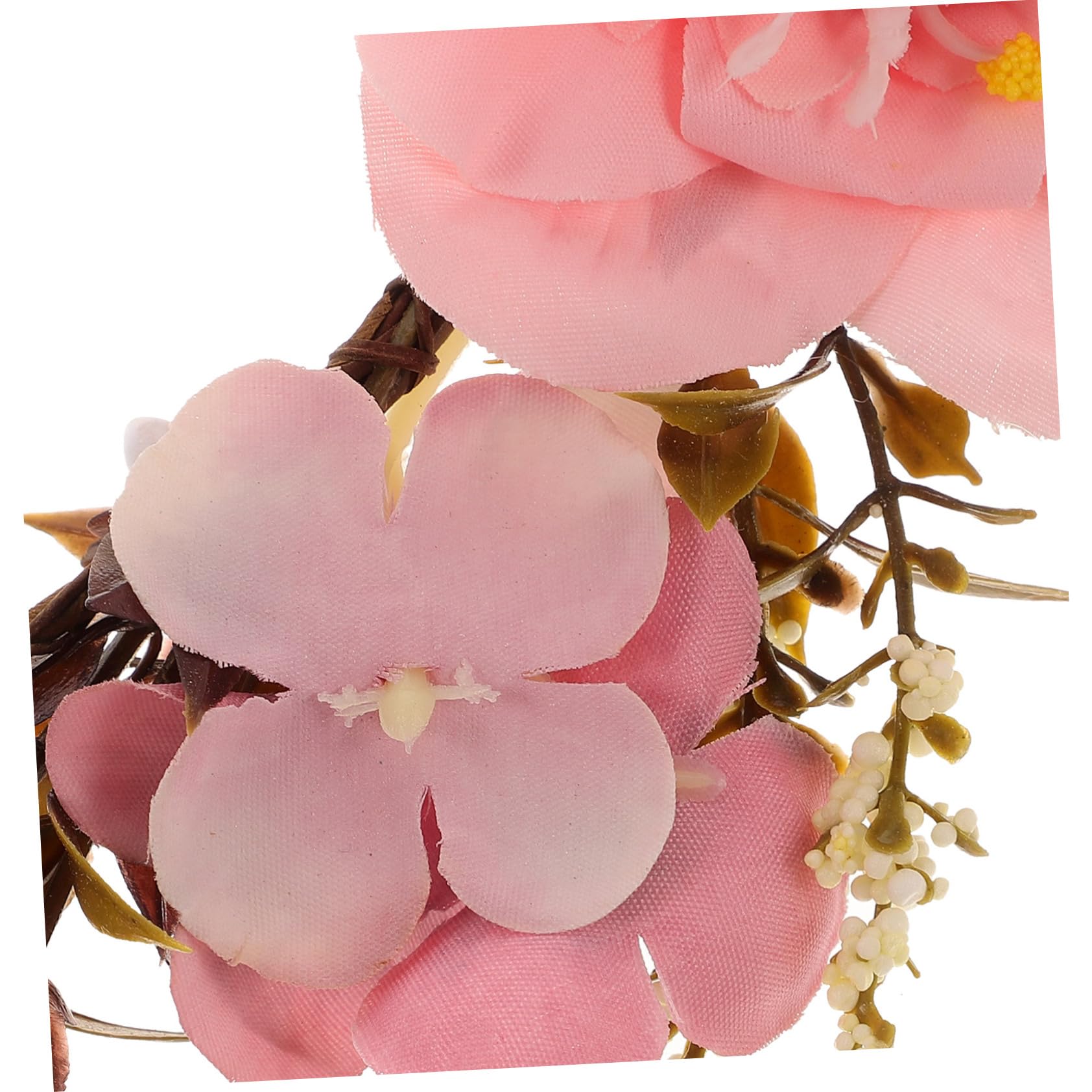 PACKOVE Couronne de Cheveux Accessoire Photo Pourpre en Tissu Confortable Élégant et Léger Bandeau à Fleurs pour Mariage et Vacances la Plage