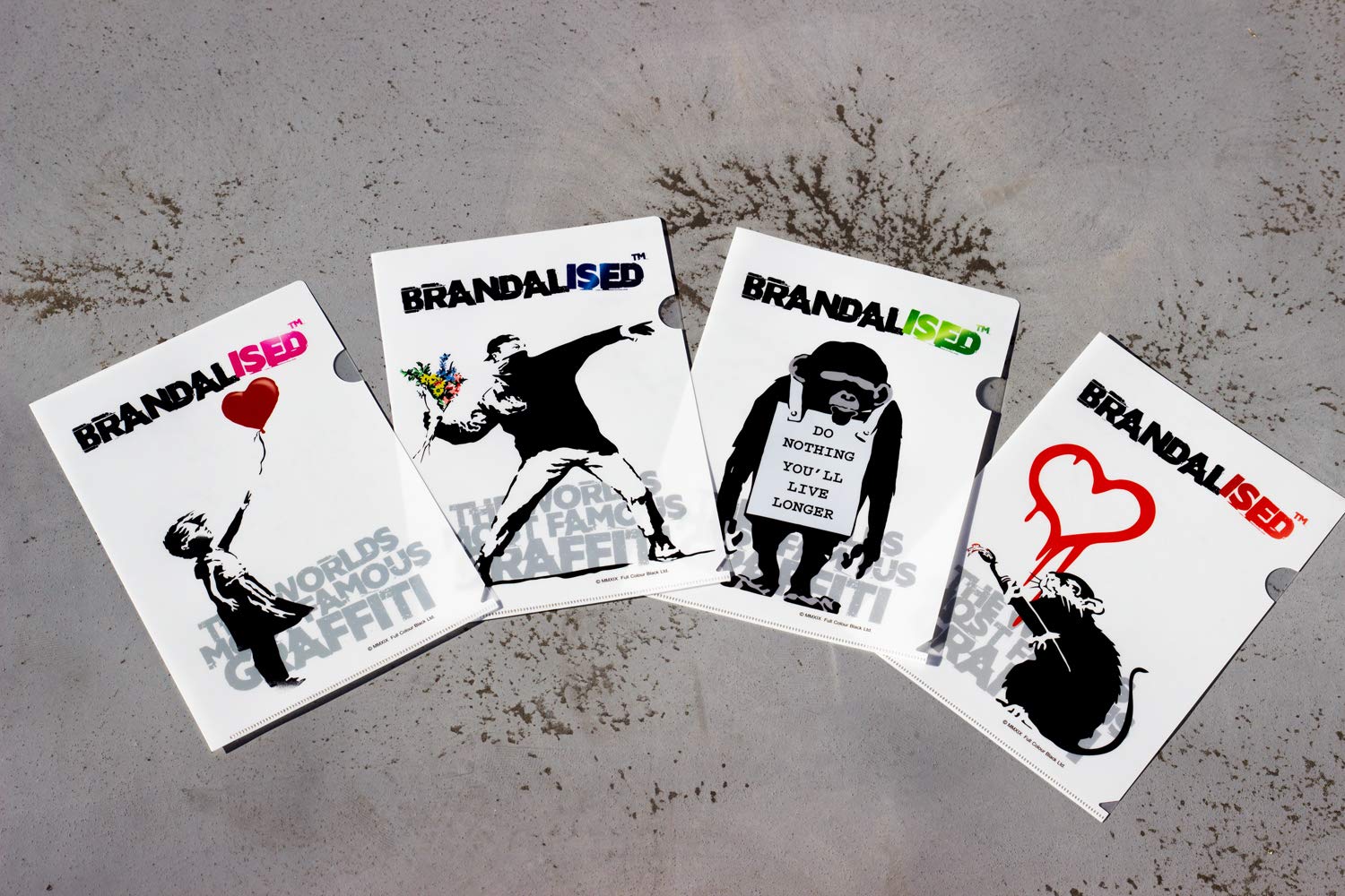 Amazon.co.jp: BRANDALISED A4 クリアファイル ホワイト 31cm