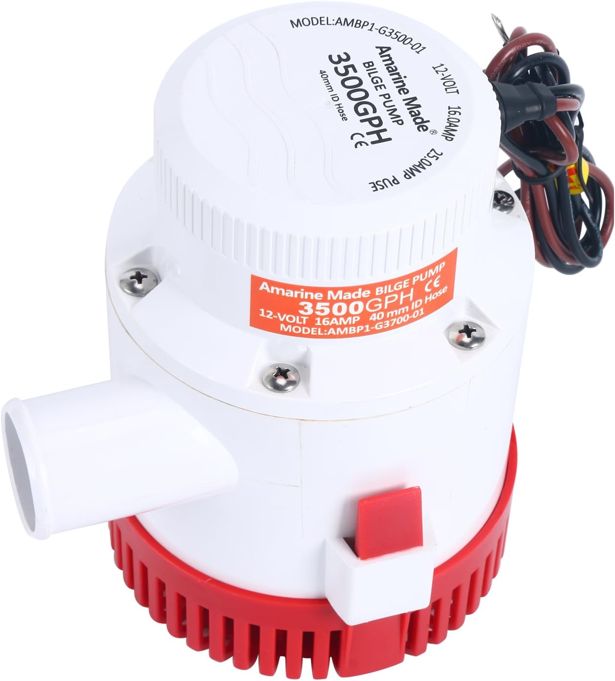 Amarine-made 3500GPH 12v Boat Marine Plumbing Electric Bilge Pumps