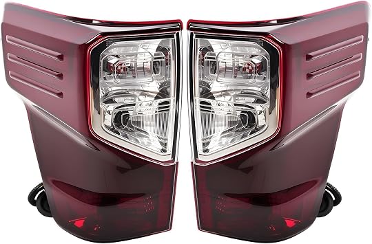 Driver & Passenger Side Tail Lights Assembly Compatible with Titan XD 2016-2022 Taillight Left and Right Taillamp 26550EZ20D 26555EZ20D