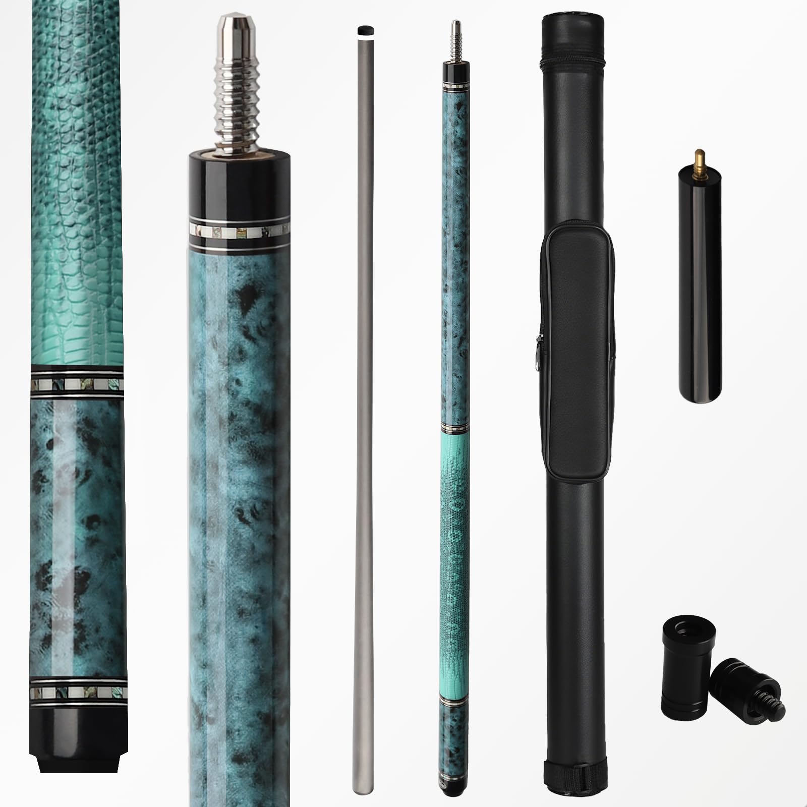 58″ 2-Piece Fiberglass Graphite Composite Billiard (Starry Sky Blue)