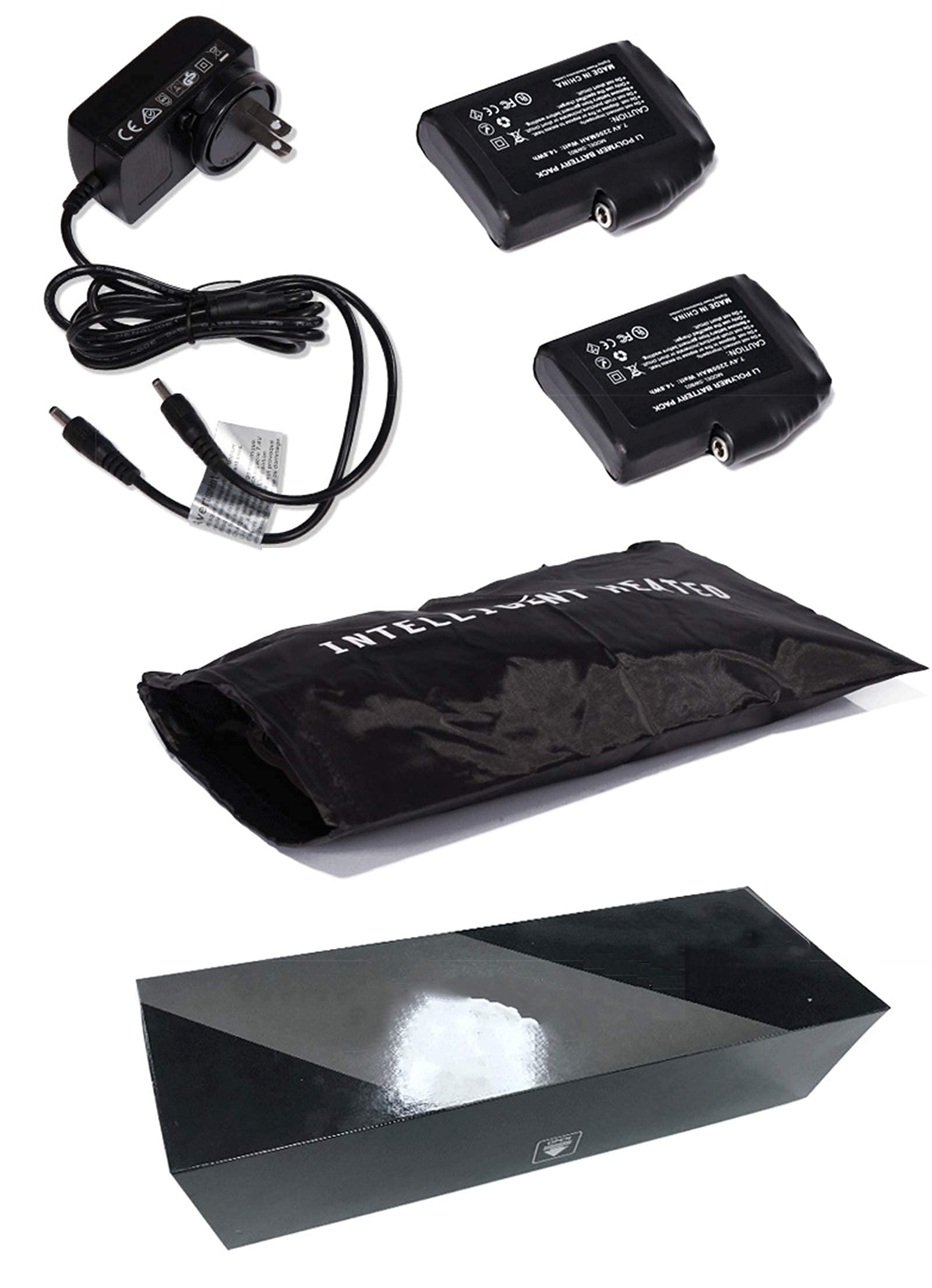 SBTXHJWCGLD Guantes térmicos eléctricos, Guantes térmicos de batería Recargable 7.4V 2200MAH Guantes cálidos de Invierno a batería Mitones Impermeables para Esquiar Montar Caza Pesca