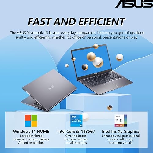 Miniatura 2 de ASUS Vivobook 15 Laptop con pantalla táctil, pantalla táctil de 15.6 FHD IPS, laptop Intel Core i5, Microsoft Office de por vida incluido, 20 GB RAM