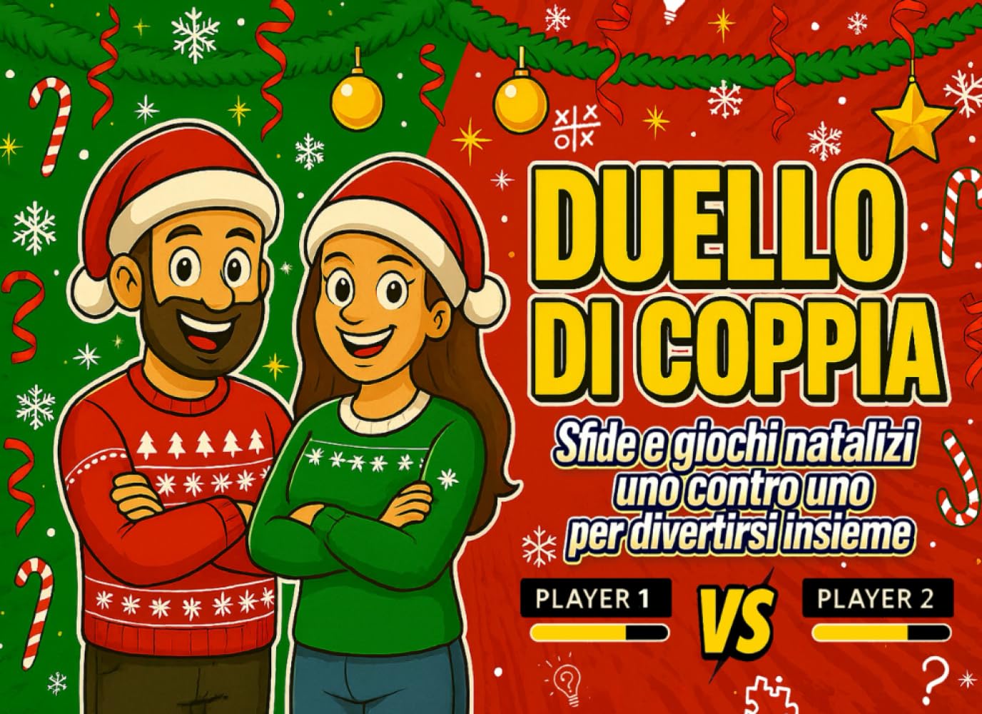 Il Duello di Coppia Natale: Sfide e giochi natalizi uno contro uno per divertirsi insieme