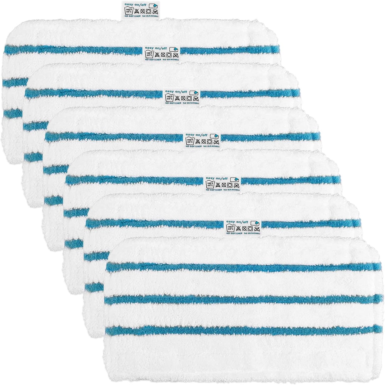 6 Lingettes pour Black et Decker Balais Vapeur FSMP20 Steam Mop pour