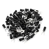 SVS 1.25-4 Audio & Video Accessories Fork Insulated AWG 22-16 Wiring Terminals Connectors & Adapters 120pcs Black