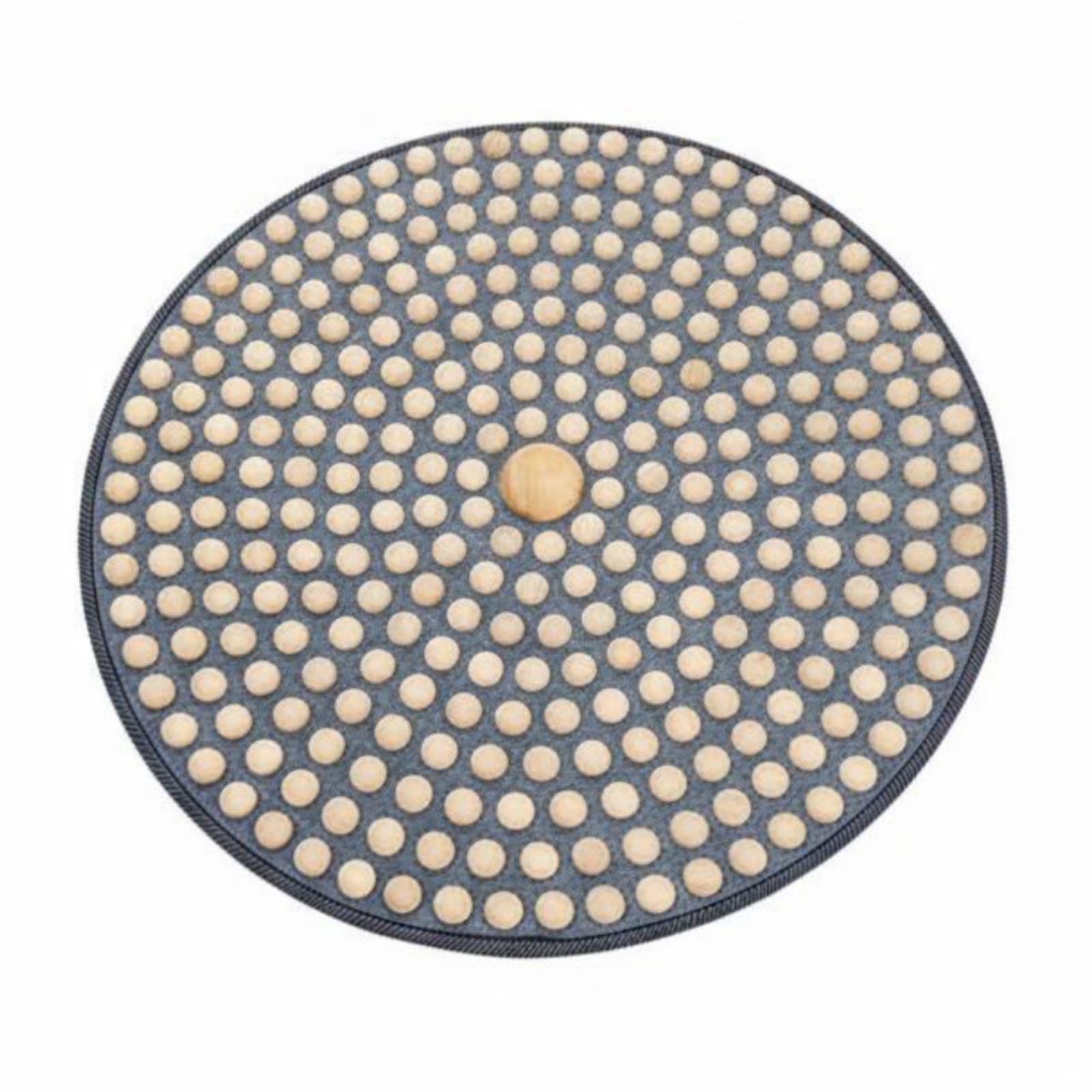 Tappetino per Digitopressione Del Piede Base Antiscivolo Tappetino Riflessologia Del Piede Portatile Accessorio Benessere per Lavoratori D'ufficio, 80CM, ConPalla