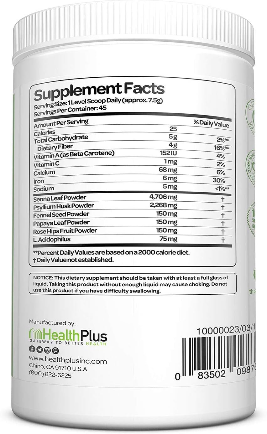 Health Plus Super Colon Cleanse: 10-Day Cleanse -Detox | More than 1 Cleanse, 12 Ounces