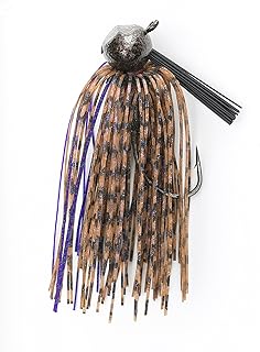 Jewel Bait Company Football Jig (1/2-Ounce, Peanut Butter and Jelly/Brown)
