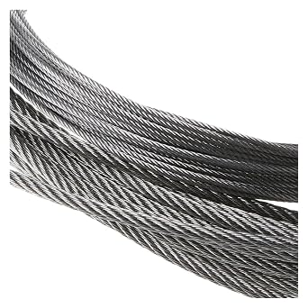10m 304 Stainless Steel Wire Rope Soft Fishing Lifting Cable 77 Clothesline2.5mm
