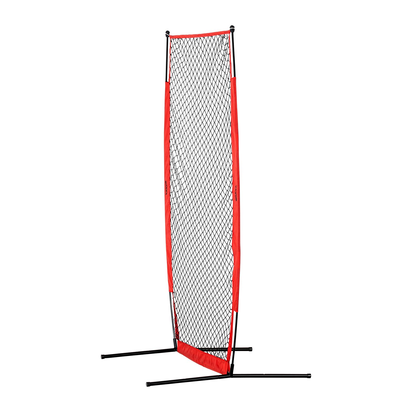 VEVOR Écran Protecteur de Baseball en I, Filet de Protection de Softball 140 x 218 cm, Portable avec Sac de Transport et Piquets de Sol, Équipements pour Cage de Frappeurs Protection Lanceurs