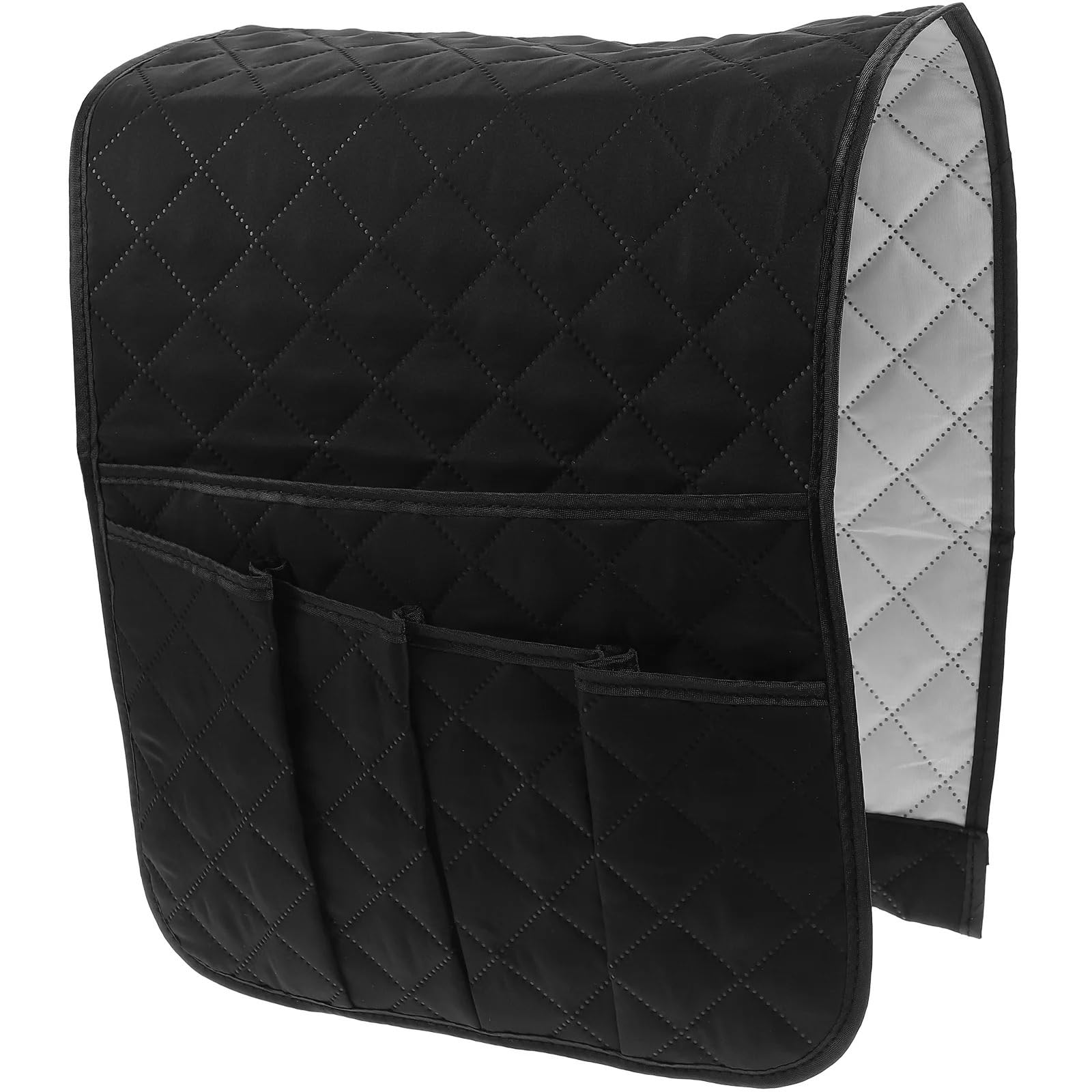 Soporte Organizador de reposabrazos for sofá, Bolsa Almacenamiento for, portavasos for para Sofá(Black)
