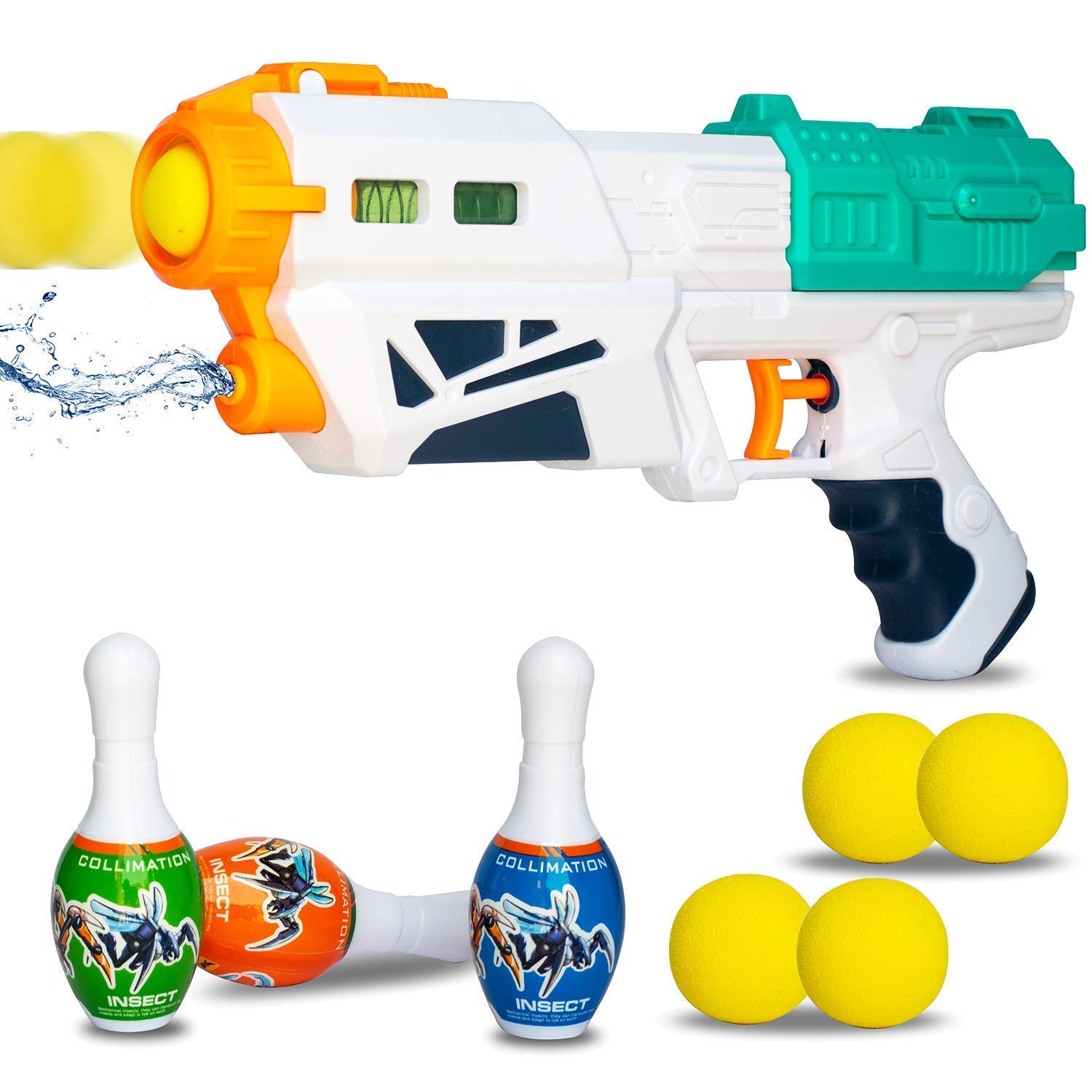 2 in 1 Ball & Water Shoot Magic Gun Blaster Gun for Kids