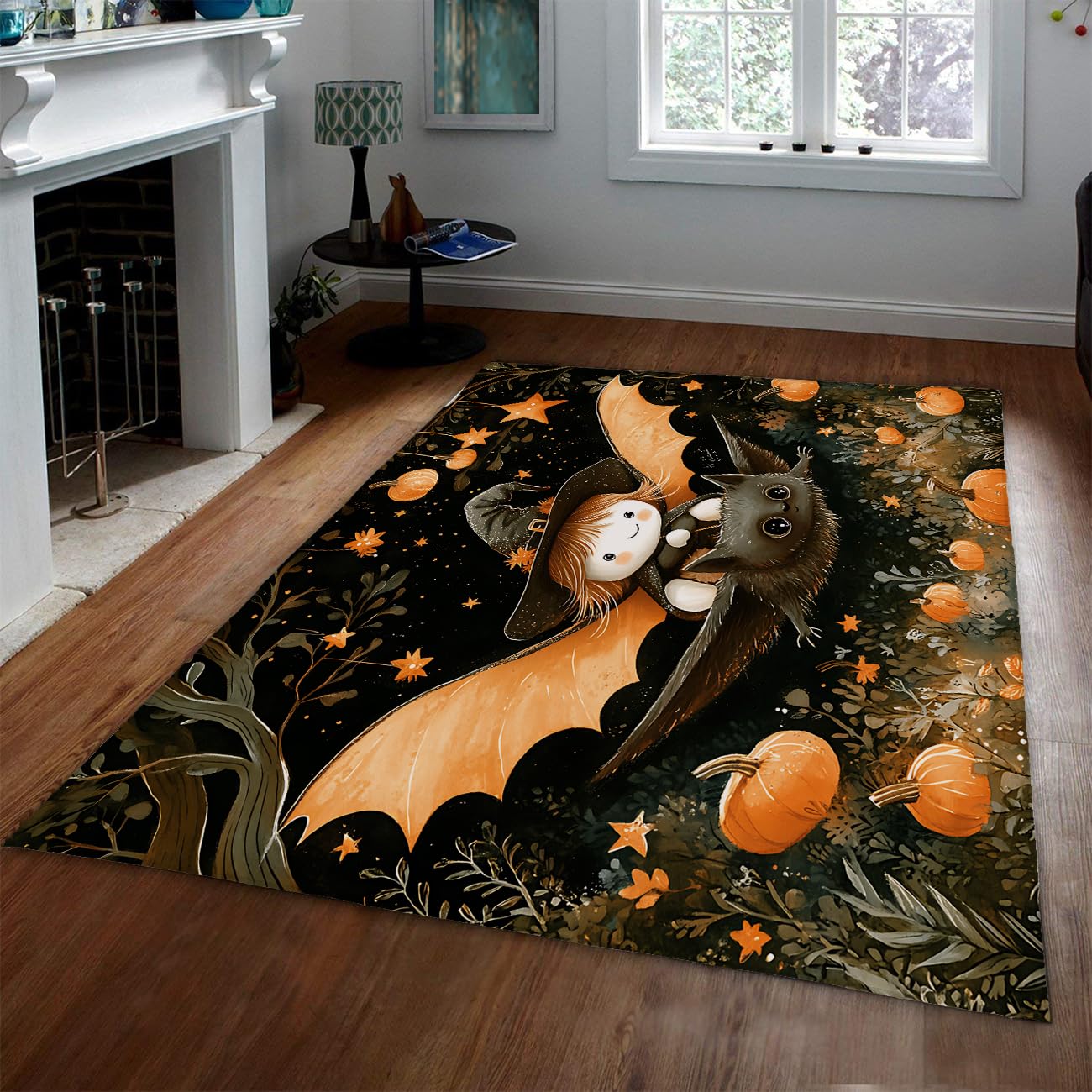 Tapis de salon antidérapant pour éviter les glissades d'Halloween