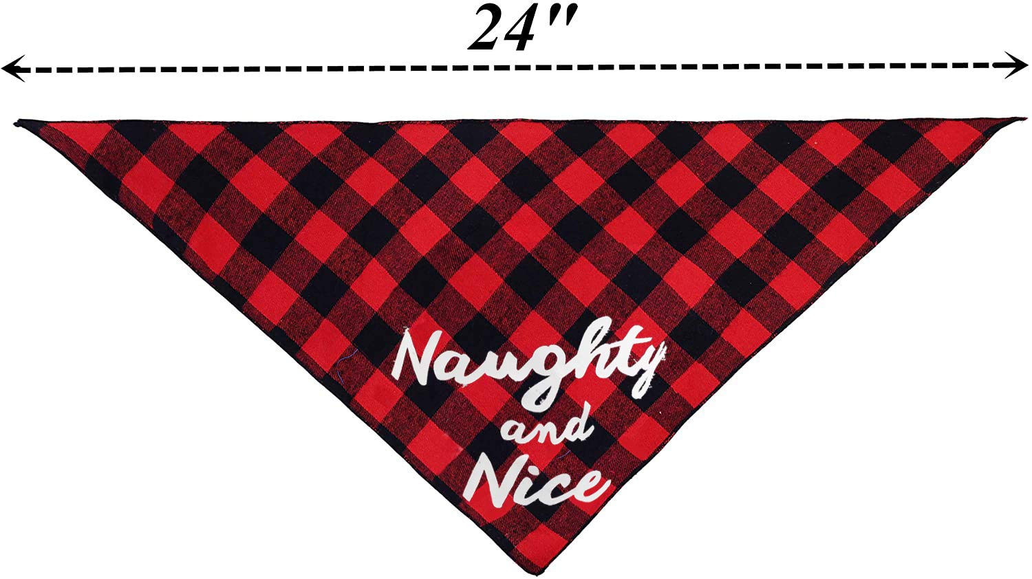 JPB 2 Pack Bandana para perro Navidad para cachorros gatos, bufanda de Navidad a cuadros para perros