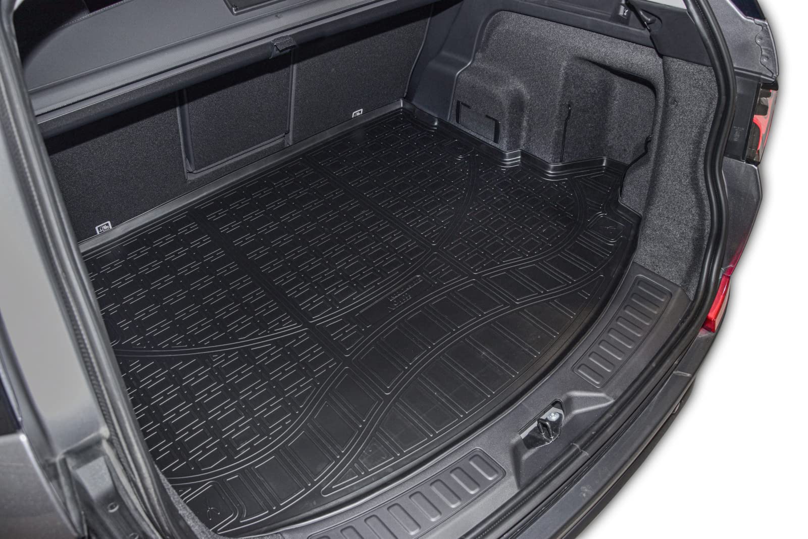 J&J AUTOMOTIVE | NORM Vasca Baule Per Bagagliaio In TPE Gomma Su Misura Adatti Per Discovery Sport dal 2014, Bordo alto 4 cm, Antiscivolo, Inodore