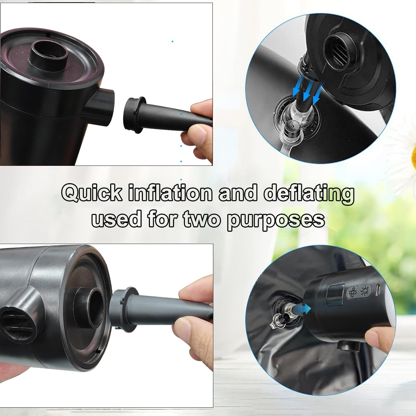 Pompe À Air Pour Matelas Pompe Électrique pour Matelas Pneumatique