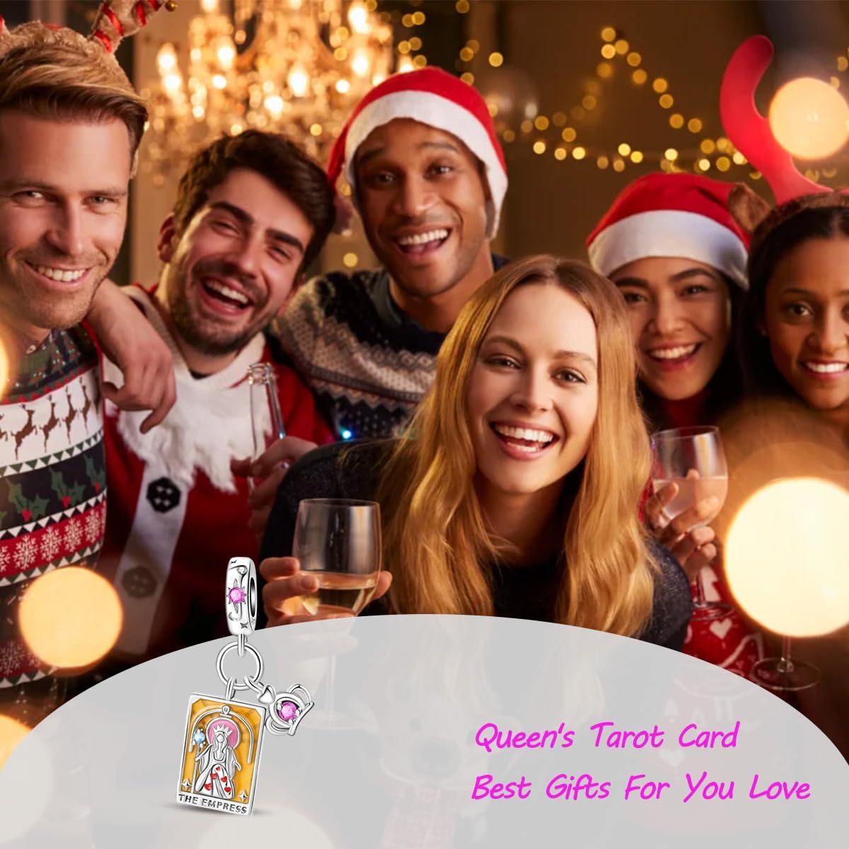 Tarot Card Charms 925 Sterling Silver Beads For Bracelets and Necklaces Weihnachten Back to School Gifts Women Jewelry - Image 4