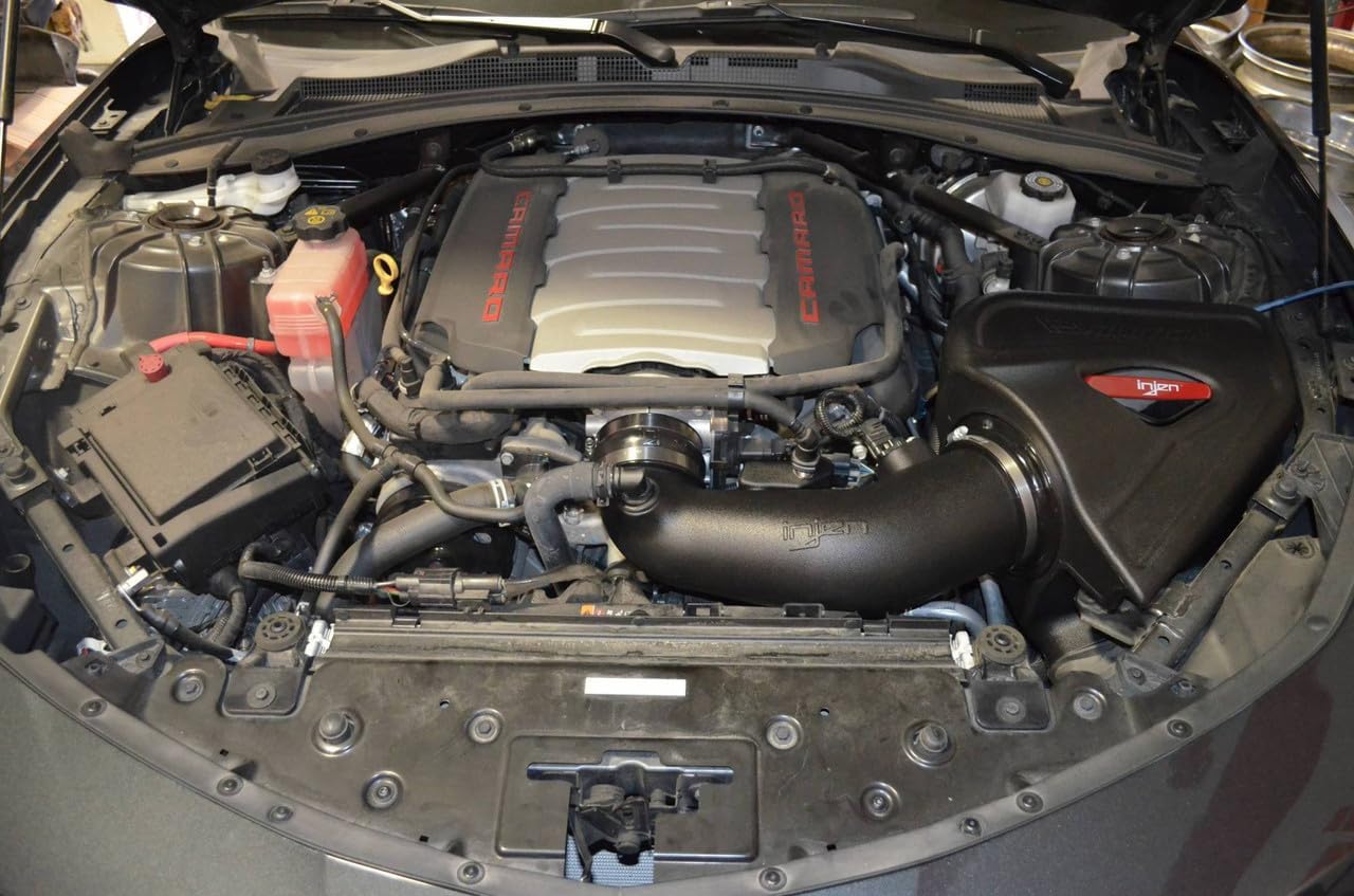 Injen Evolution Cold Air Intake System - Fits 2016-2023 Camaro SS 6.2L LT1 - Bolt-On Performance Gains - Aggressive Sound - Made in the USA!