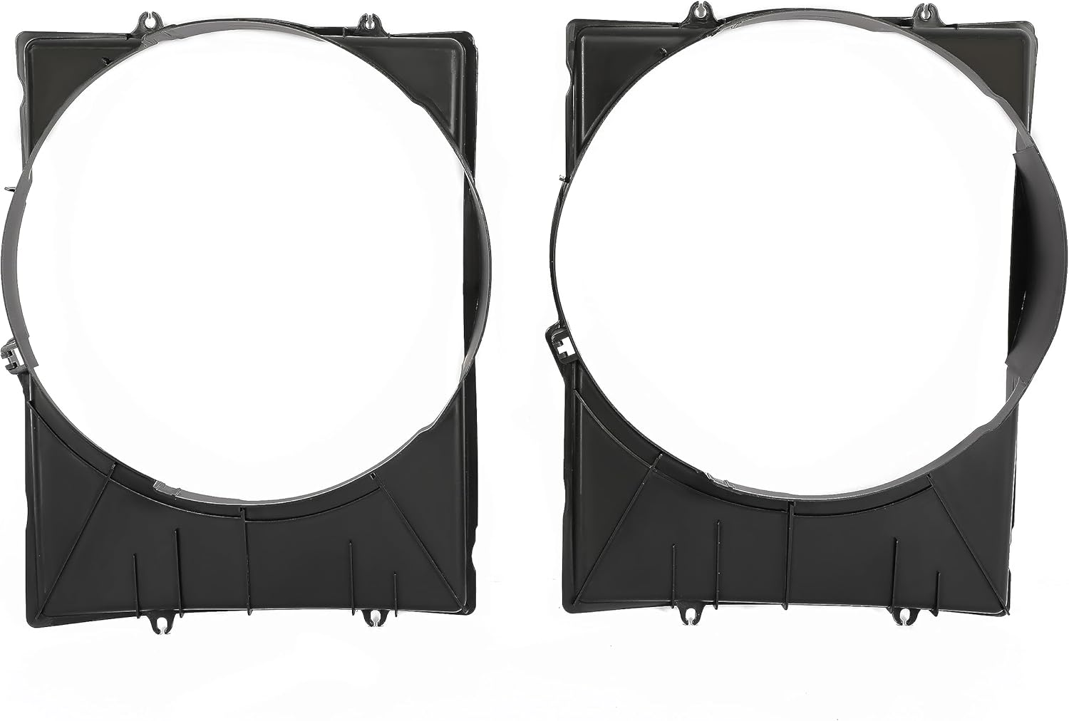 HECASA Radiator Cooling Fan Shroud Compatible with 1984-1995 Toyota Pickup RN02 RN60 RN63 SR5 Turbo Base DLX Replacement for TO3110101 1671135020 Plastic Black