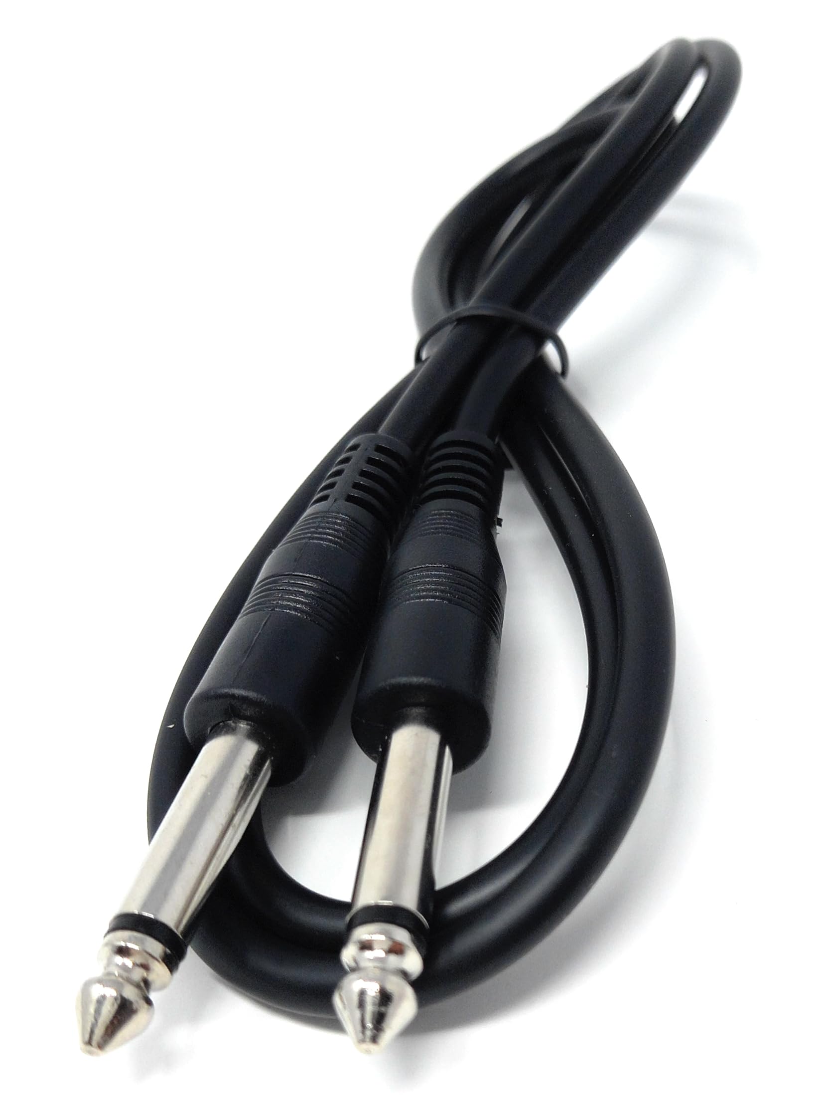 DRUT 1m 6.35mm 1/4" TS Mono Jack to Jack Plug Lead for Guitar Amplifiers, Music Instruments, Speakers - Image 3