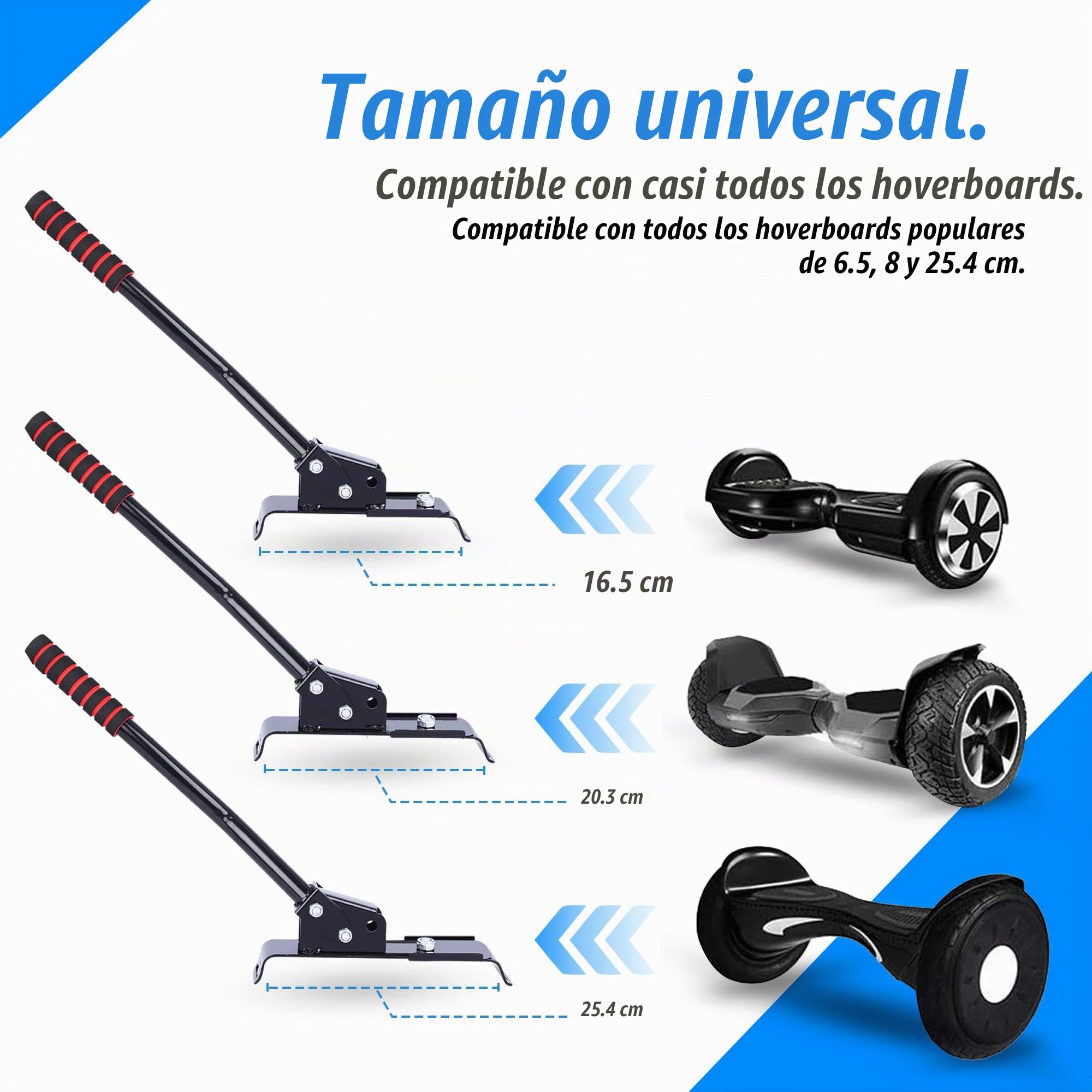 Asiento Original para Hoverboard - Compatible con 98% de hoverboards 6.5-10 pulgadas - Diseñado en Alemania para niños