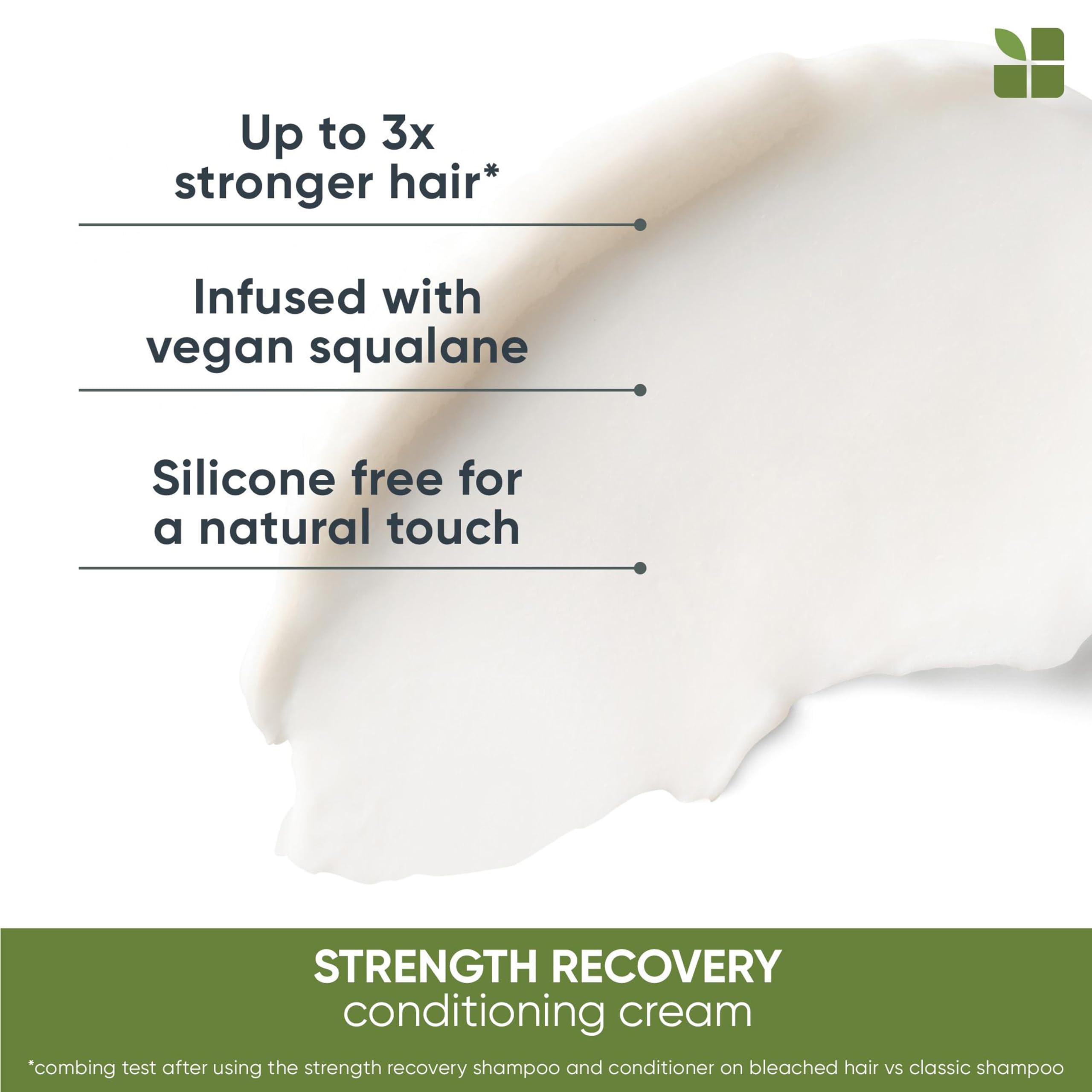 Biolage Professional Strength Recovery Nourishing Conditioning Cream, for Damaged Hair 200ml - Image 3