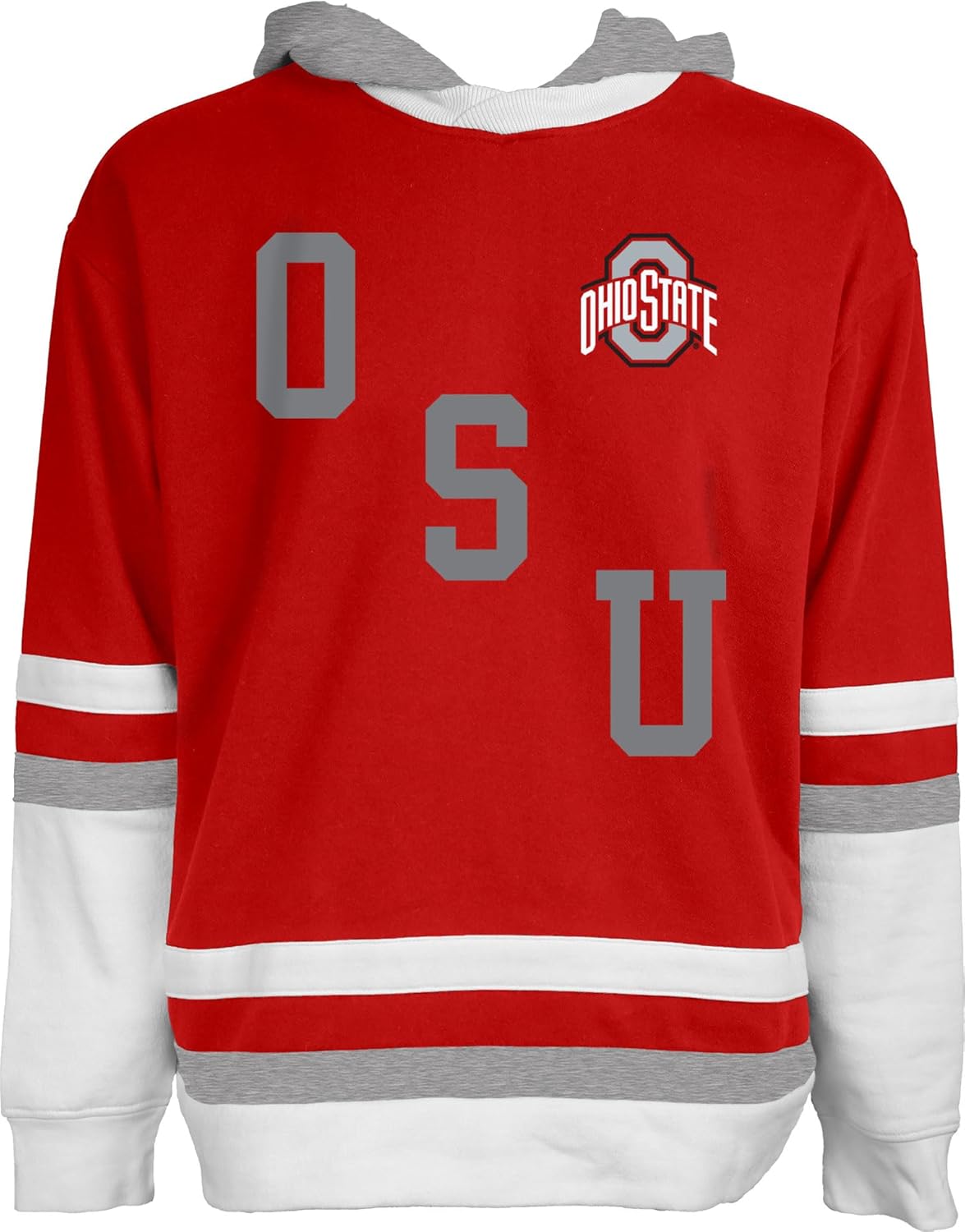 Blue 84 NCAA unisex-adult Ncaa Officially Licensed Hockey Hooded Sweatshirt Team Color