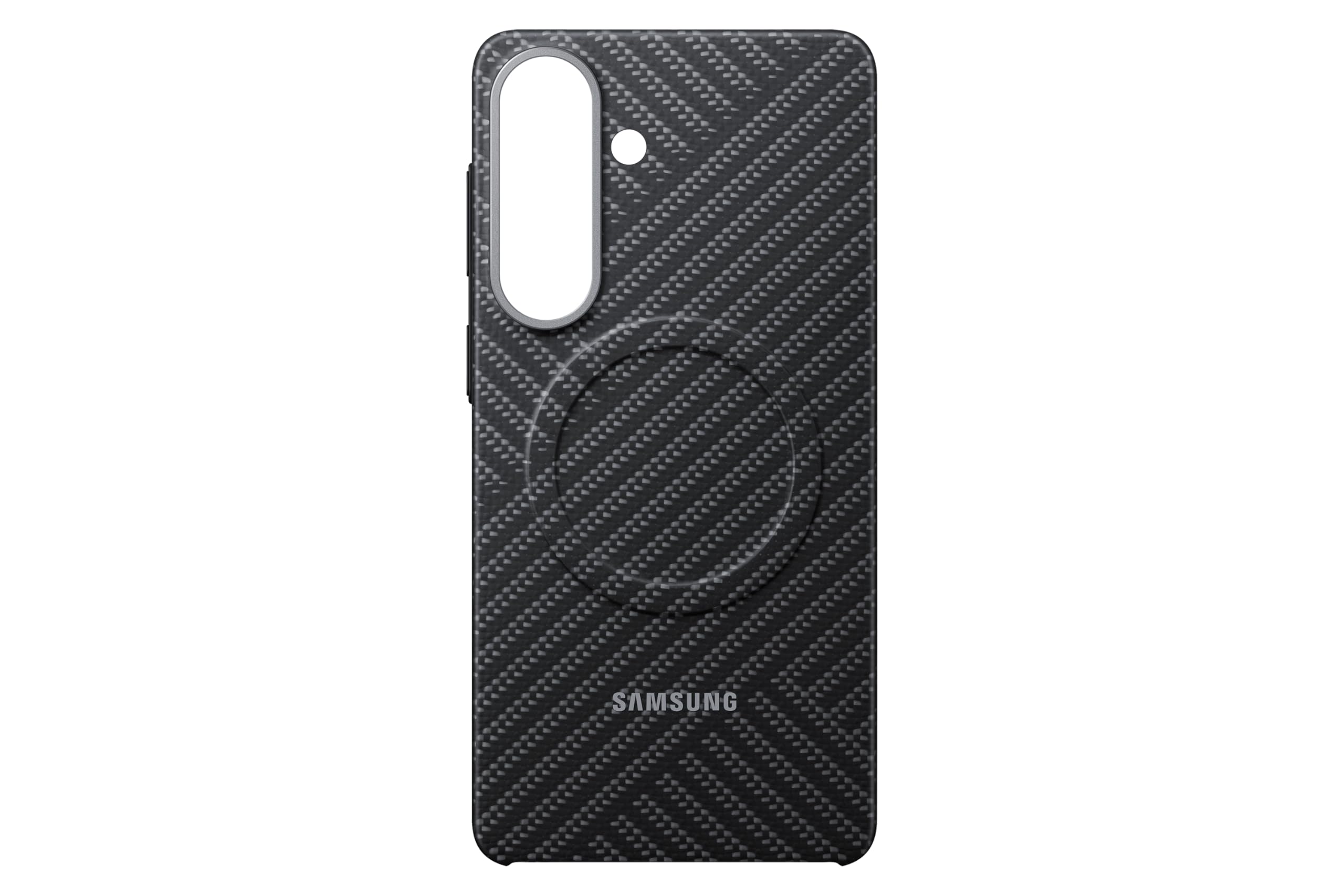 Samsung EF-KS947 etui na smartfon z włókna węglowego, etui na telefon komórkowy z pierścieniem magnetycznym do mocowania akcesoriów, etui ochronne, odporne na uderzenia, cienkie i poręczne, szare